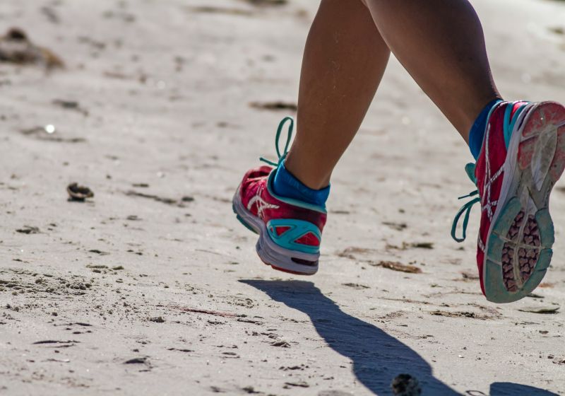 Fußasufsatz beim Laufen